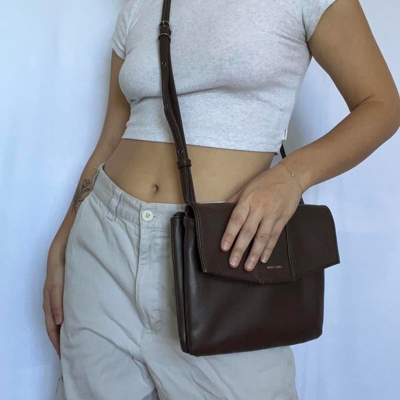 Brown MATT & NAT cross body bag - Picture 7 of 10